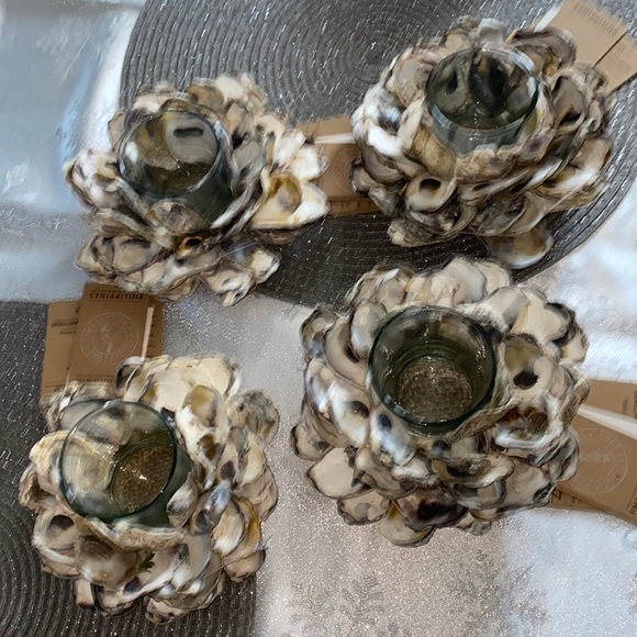 Philippines Shell candle holders - Picture 3 of 12